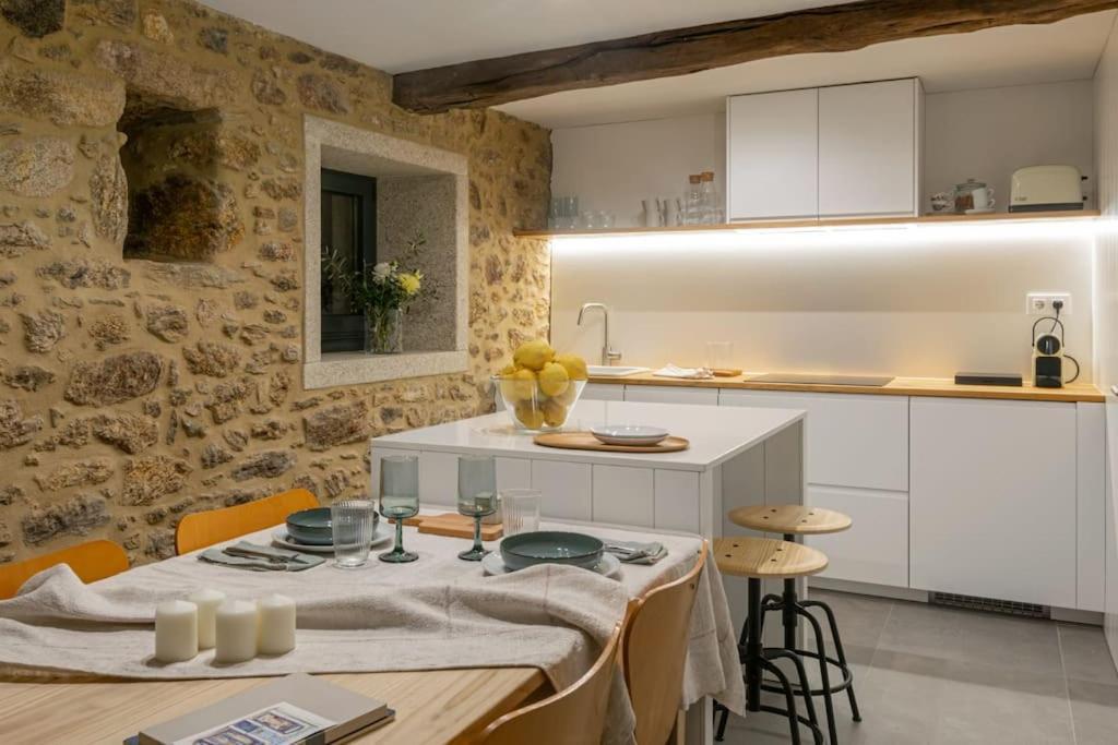 A Casa De Abaixo, Aloxamento Rural Villa Vedra Dış mekan fotoğraf